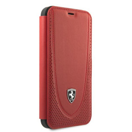 „Ferrari Off Track“ perforuotas dėklas, skirtas „iPhone 12 Pro Max“ – raudonas