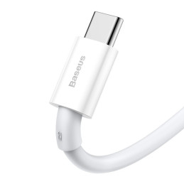 „Baseus Superior USB“ – USB C tipo laidas 66 W 6A 1 m, baltas (CATYS-02)