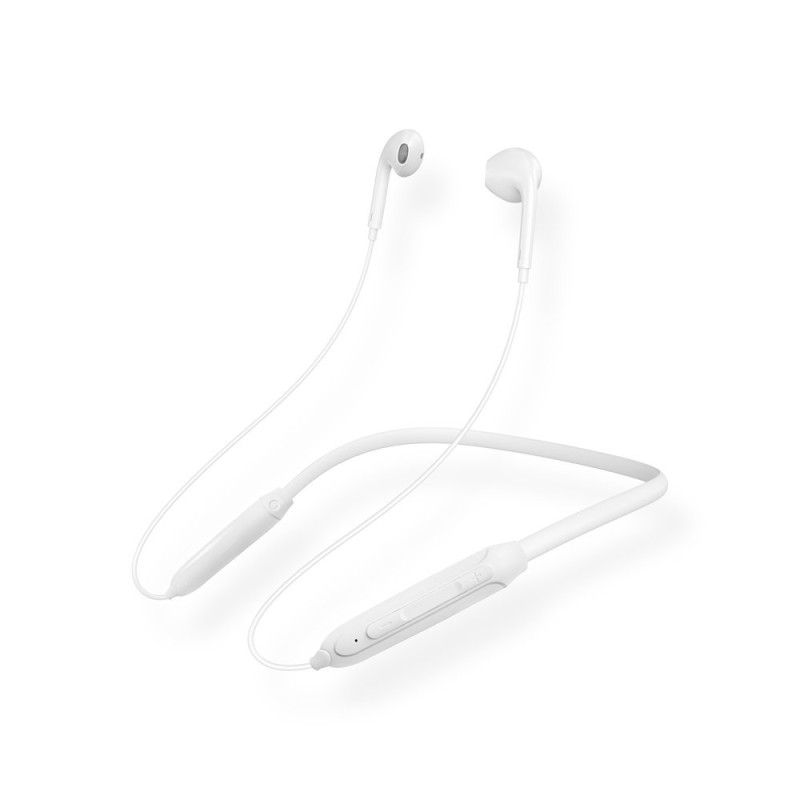 „Dudao“ belaidės „Bluetooth“ ausinės su magnetiniu prisisiurbimu, baltos (U5B)