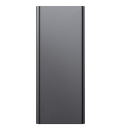 „Baseus Adaman“ nešiojamoji baterija, 2x USB / 1x USB C tipo / 1x micro USB, 20000mAh, 65W, greitas įkrovimas 3.0, juoda...