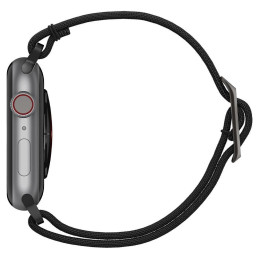„Spigen Fit Lite“ dirželis, skirtas „Apple Watch 4/ 5/ 6/ 7/ 8/ 9/ SE/ Ultra“ (42/ 44/ 45/ 49 mm) – juodas