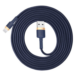 Baseus Cafule USB-A / Lightning laidas 1.5A QC 3.0 2m - mėlynai auksinis