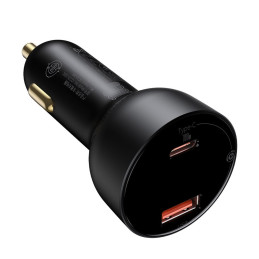 „Baseus Superme“ greitas automobilinis įkroviklis USB / USB C tipo 100 W PPS greito įkrovimo maitinimo šaltinis, juodas ...