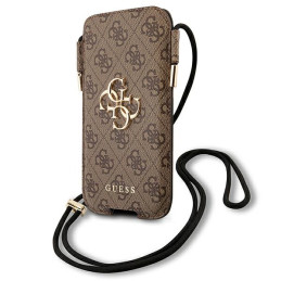 „Guess“ 4G metalinis krepšys su logotipu – rudas