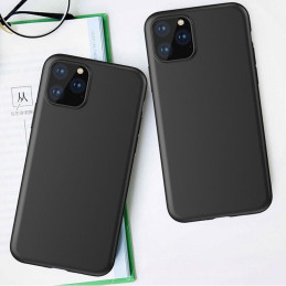 Minkštas, gelio ir lankstus dėklas Motorola Moto E7i Power / E7 Power, juodas