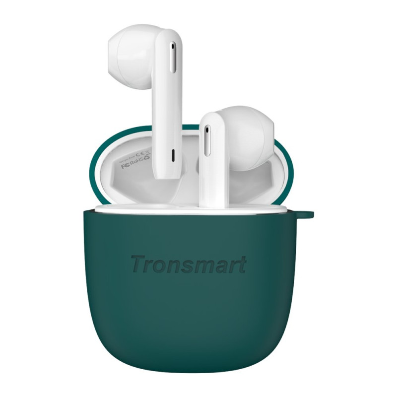 „Tronsmart“ ausinių dėklas, silikoninis dėklas, skirtas „Tronsmart Onyx Ace Pro“ / „Onyx Ace“, žalias