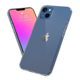 Gelio dėklas „Ultra Clear 0.5mm iPhone 13 mini“ permatomas