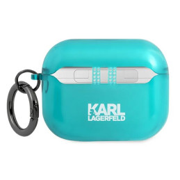 Karl Lagerfeld Choupette dėklas, skirtas AirPods Pro ausinėms – mėlynas