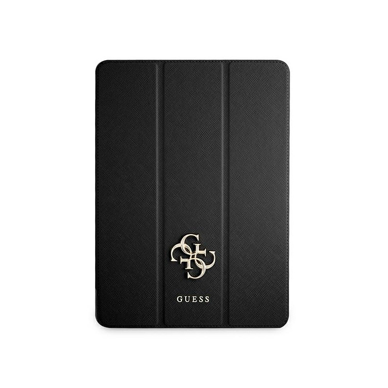 „Guess Saffiano Collection“ dėklas, skirtas „iPad 12.9“ (2021 m.) – juodas
