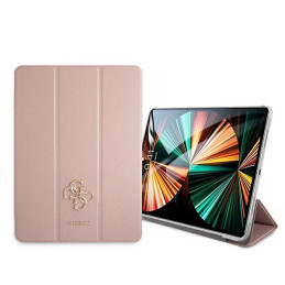 „Guess Saffiano Collection“ dėklas, skirtas „iPad 12.9“ (2021 m.) – rožinis