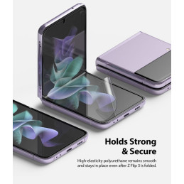 „Ringke“ 2 vnt. apsauginė plėvelė „Samsung Galaxy Z Flip 3“ ekranui (S19P043)