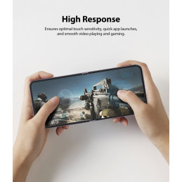 „Ringke“ 2 vnt. apsauginė plėvelė „Samsung Galaxy Z Flip 3“ ekranui (S19P043)