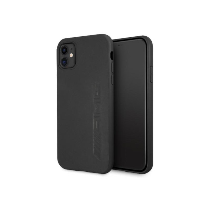 AMG odinis karštai štampuotas iPhone 11 / XR dėklas – juodas