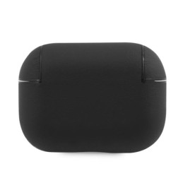 BMW originalios odos sidabrinis dėklas su logotipu AirPods Pro ausinėms – juodas