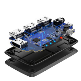 „Ugreen“ HDMI skirstytuvas - 3x HDMI 4K 30Hz juodas (CM332 80125)