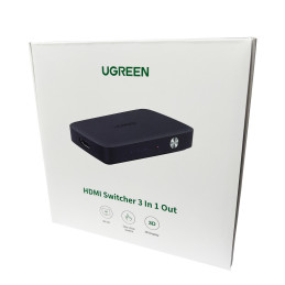 „Ugreen“ HDMI skirstytuvas - 3x HDMI 4K 30Hz juodas (CM332 80125)