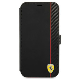 „Ferrari On Track“ anglies pluošto „iPhone 13 mini“ dėklas – juodas