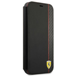 „Ferrari On Track“ anglies pluošto „iPhone 13 mini“ dėklas – juodas