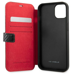 „Ferrari On Track“ anglies pluošto „iPhone 13 mini“ dėklas – juodas