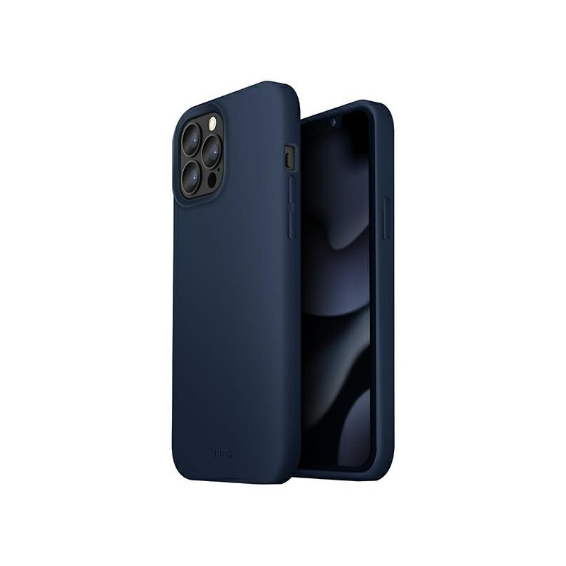 „Uniq Lino iPhone 13 Pro Max“ dėklas – mėlynas