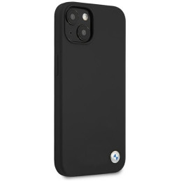 BMW silikoninis „Signature“ iPhone 13 dėklas – juodas