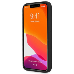 BMW silikoninis „Signature“ iPhone 13 dėklas – juodas