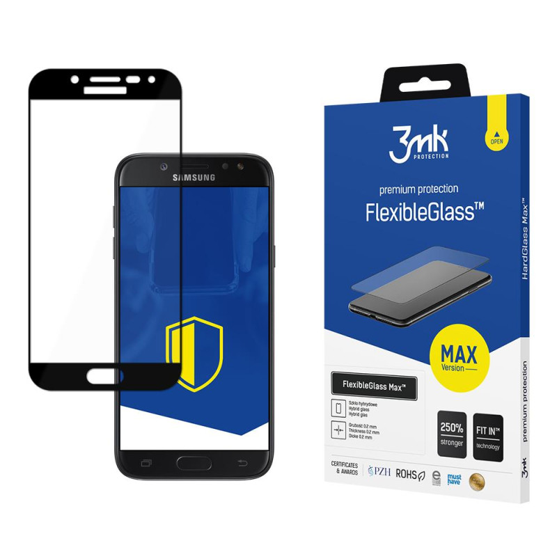Hibridinis stiklas 3mk FlexibleGlass Max™, skirtas Samsung Galaxy J5 2017