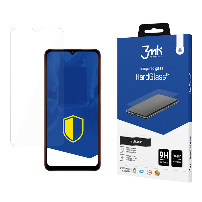 Grūdintas stiklas 3mk HardGlass™, skirtas Samsung Galaxy A12