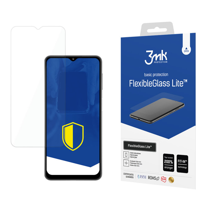 Hibridinis stiklas 3mk FlexibleGlass Lite™, skirtas Samsung Galaxy A22 5G