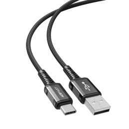 „Acefast USB“ – USB C tipo laidas 1,2 m, 3A, juodas (C1-04 juodas)