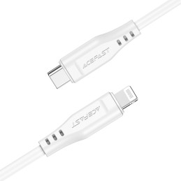 „Acefast C3-01 Lightning“ – USB-C PD laidas 30W 3A 480Mb/ s 1.2m – baltas