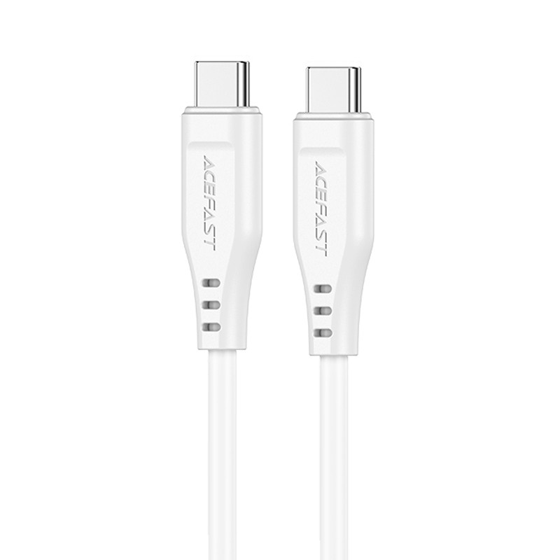 „Acefast C3-03 USB-C“ – USB-C PD QC kabelis 60W 3A 480Mb/ s 1.2m – baltas