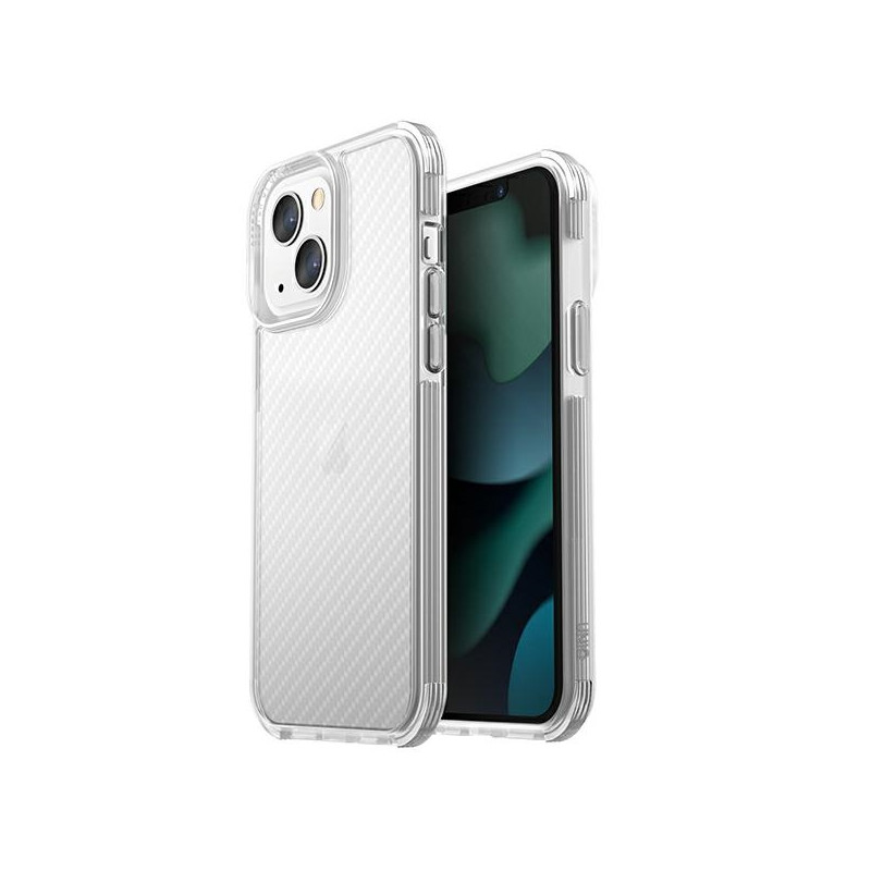 „Uniq Combat“ iPhone 13 dėklas – skaidrus