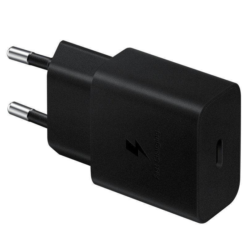 Samsung EP-T1510NBEGEU 15W PD USB-C AFC sieninis įkroviklis - juodas