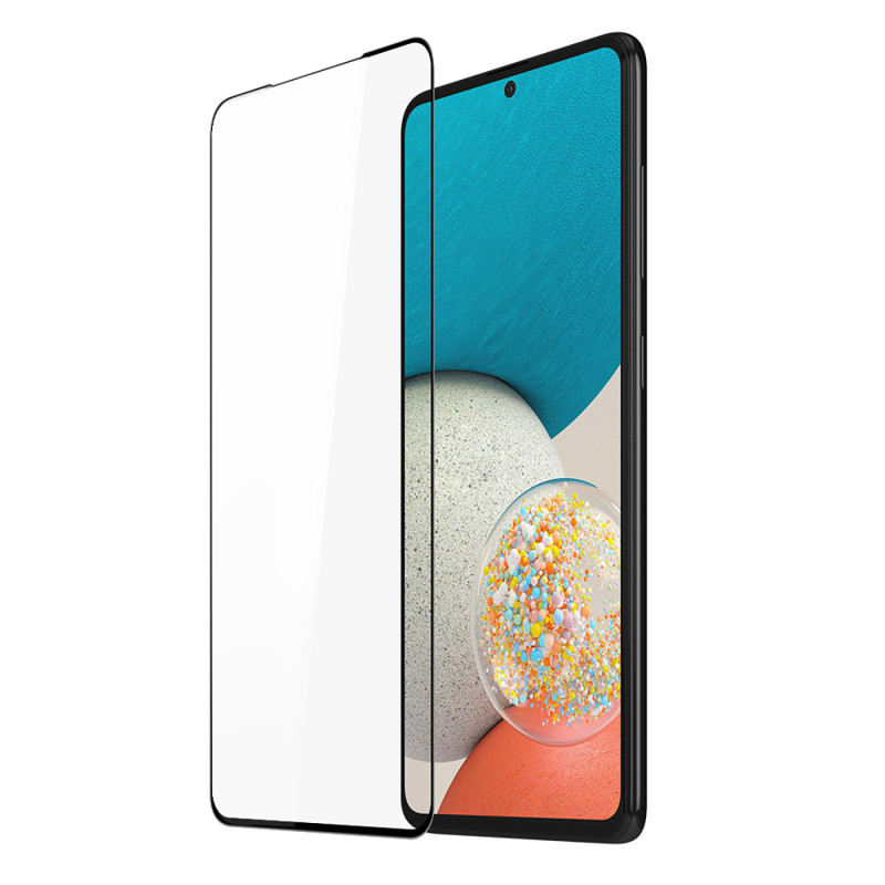 „Dux Ducis 9D“ grūdinto stiklo patvarus 9H grūdintas stiklas visam ekranui su rėmeliu „Samsung Galaxy A73“ juodas (tinka...