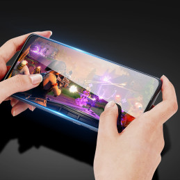 „Dux Ducis 9D“ grūdinto stiklo patvarus 9H grūdintas stiklas visam ekranui su rėmeliu „Samsung Galaxy A73“ juodas (tinka...