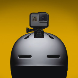 Plokščių ir apvalių tvirtinimo pagrindų rinkinys GoPro, DJI Osmo Action, EKEN, SJCam, Insta360 sporto kameroms su 3M juo...