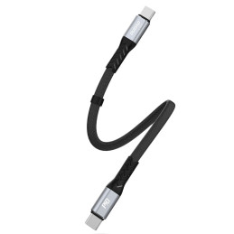 Dudao L10C USB-C - USB-C PD kabelis 100W 5A 0.23m - juodas