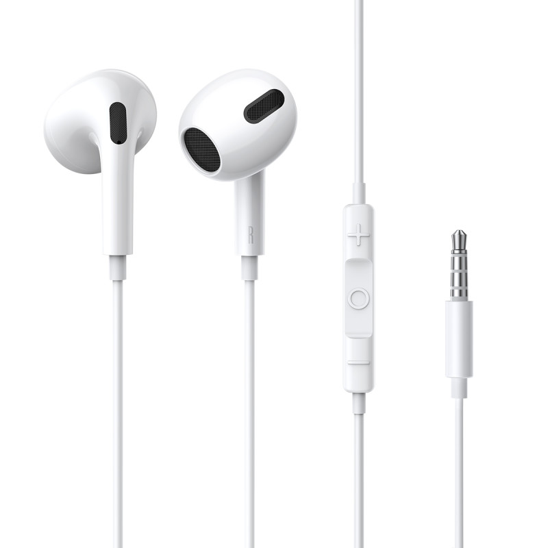 „Baseus Encok H17“ laidinės ausinės su mini lizdu 3,5 mm, baltos (NGCR020002)