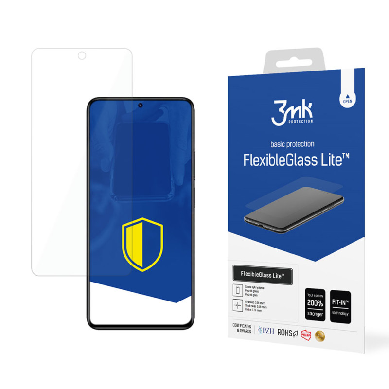 Hibridinis stiklas 3mk FlexibleGlass Lite™, skirtas Xiaomi Redmi Note 11 Pro+ 5G
