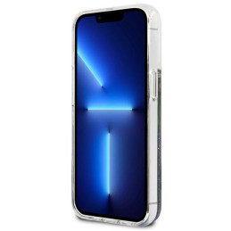„Guess“ blizgučiais puoštas „iPhone 13 Pro Max“ dėklas – mėlynas