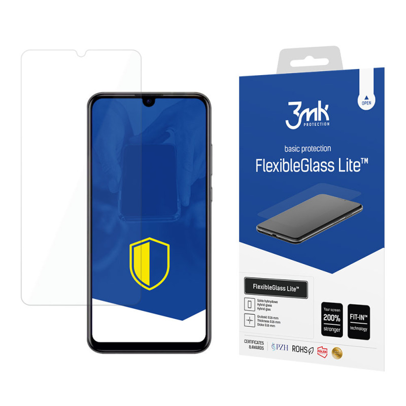 Hibridinis stiklas 3mk FlexibleGlass Lite™, skirtas Huawei P30