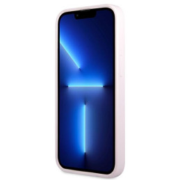 „Guess Saffiano Stripe“ iPhone 13 Pro Max dėklas – violetinis