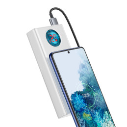 „Baseus Amblight“ išorinė baterija 65W 30000mAh, užsienio leidimas, balta (PPLG000102)