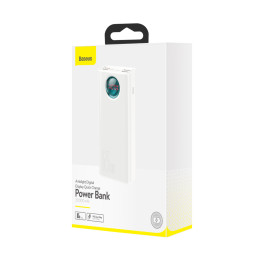 „Baseus Amblight“ išorinė baterija 65W 30000mAh, užsienio leidimas, balta (PPLG000102)