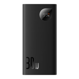 „Baseus Adaman2“ nešiojama baterija su skaitmeniniu ekranu, 10000mAh, 30W, 2 x USB / 1 x USB C tipo, užsienio leidimas, ...