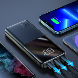 „Joyroom“ išorinė baterija 22,5 W 10000 mAh PD QC3.0 AFC, juoda (JR-QP191)