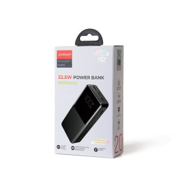 „Joyroom“ išorinė baterija 20000mAh 22.5W PD QC3.0 AFC, juoda (JR-QP192)