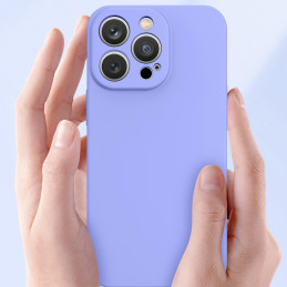 Silikoninis dėklas „iPhone 13 Pro Max“ silikoninis dėklas violetinis
