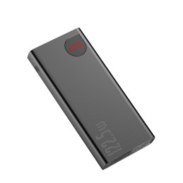 „Baseus Adaman“ nešiojama baterija su greito įkrovimo funkcija 20000mAh 22.5W + USB-A - USB-C 3A laidas 0.3m, juoda